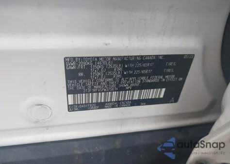 2023 Toyota Rav4 Le from USA, damaged, VIN 2T3F1RFV5PW375614